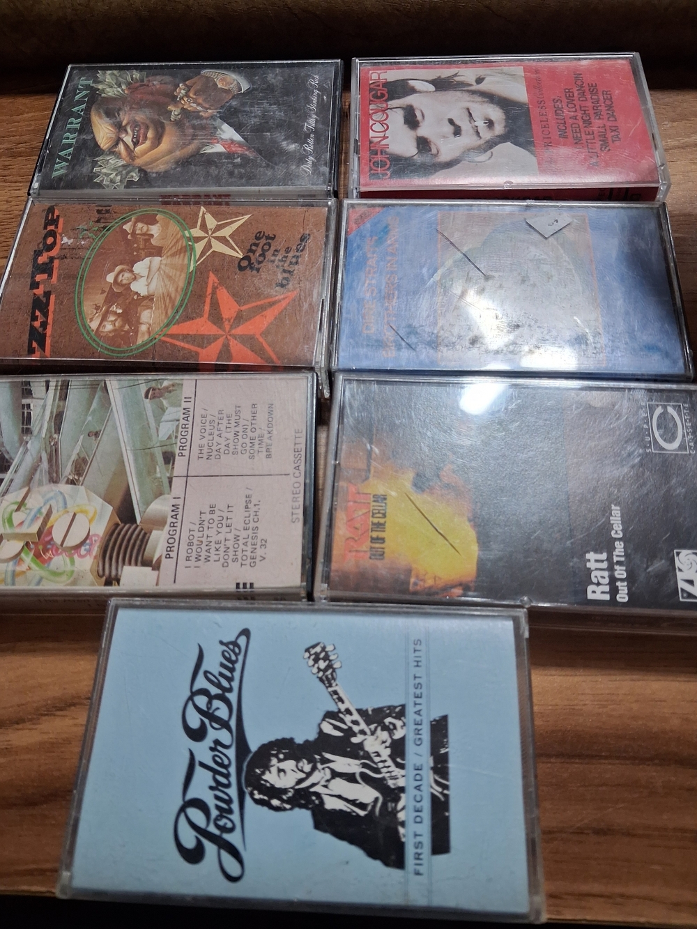 Vintage Powder Blues Cassette Tape - Light Blue Plus 6 Others